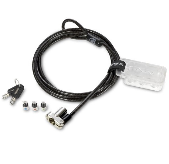 מנעול למחשב נייד קנסינגטון Kensington K62318WW Universal 3-in-1 Keyed Laptop Lock